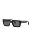 SUNGLASSES RECTANGULAR PLEIN DARK SHAPES HEXAGON