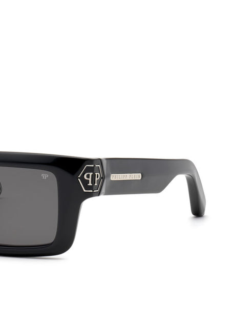 SUNGLASSES RECTANGULAR PLEIN DARK SHAPES HEXAGON