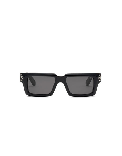 SUNGLASSES RECTANGULAR PLEIN DARK SHAPES HEXAGON