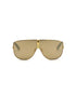SUNGLASSES AVIATOR PLEIN STUD 3